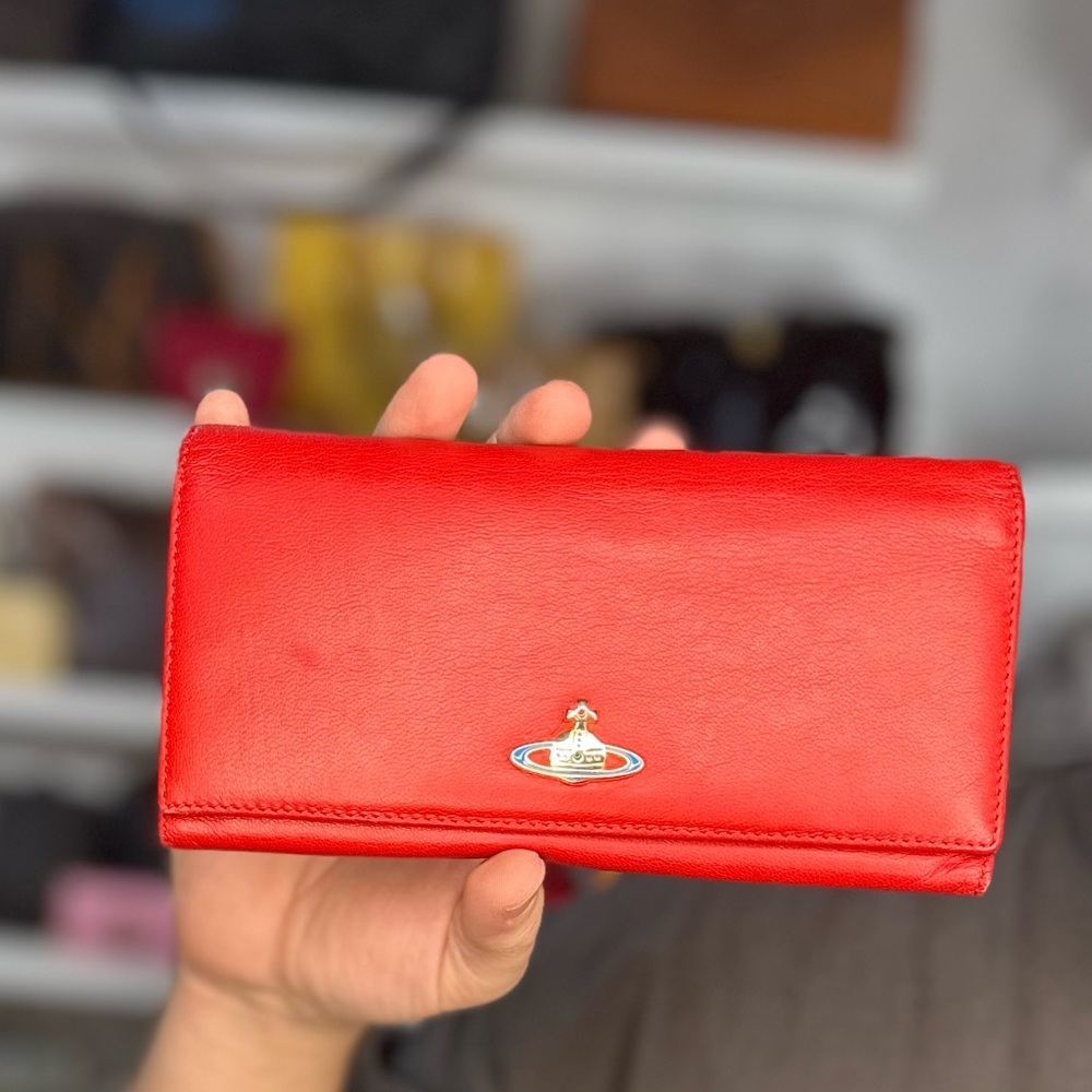 Vivienne Westwood Red Long Wallet